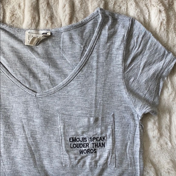 LA HEARTS Embroidered Pocket Tee - Picture 4 of 6